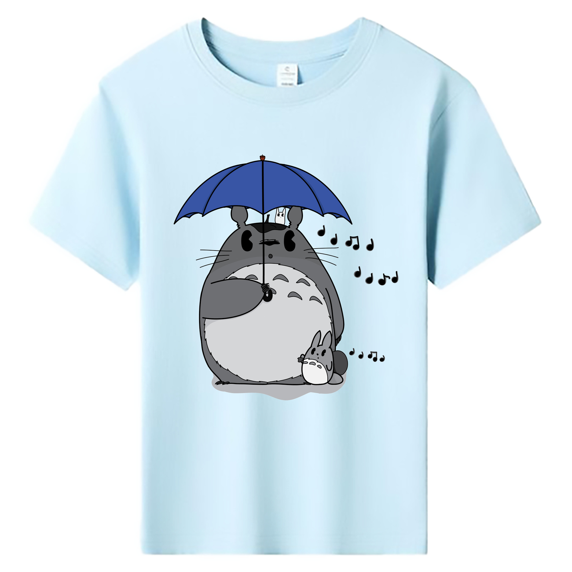 （画像用） となりのトトロ 草壁メイ 草壁サツキ My Neighbor Totoro Satsuki Kusakabe Mei Kusakabe 綿100％キッズTシャツ（フロントプリント）